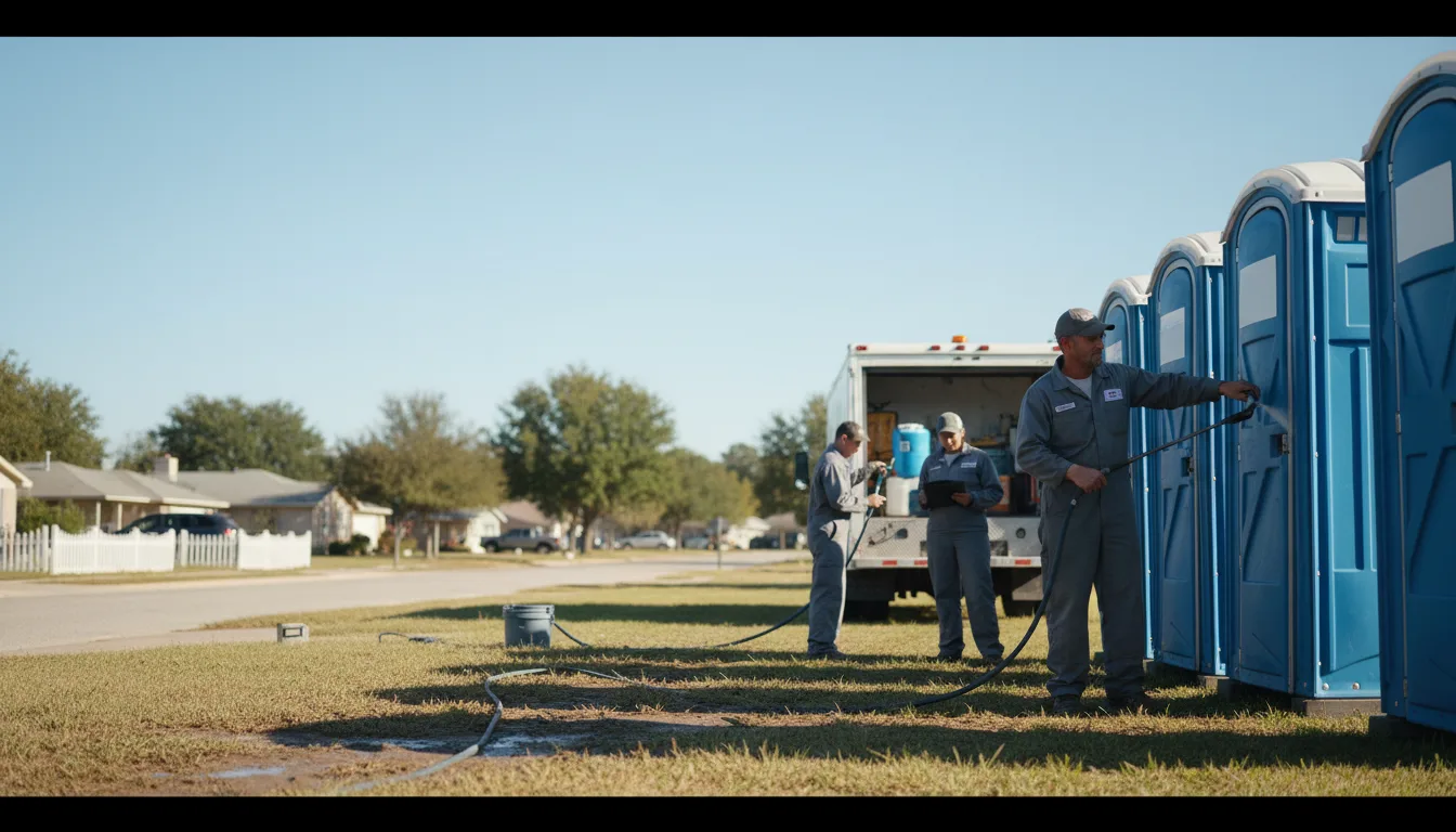 Long-Term Portable Toilet Rental in Coffee Springs, AL near me